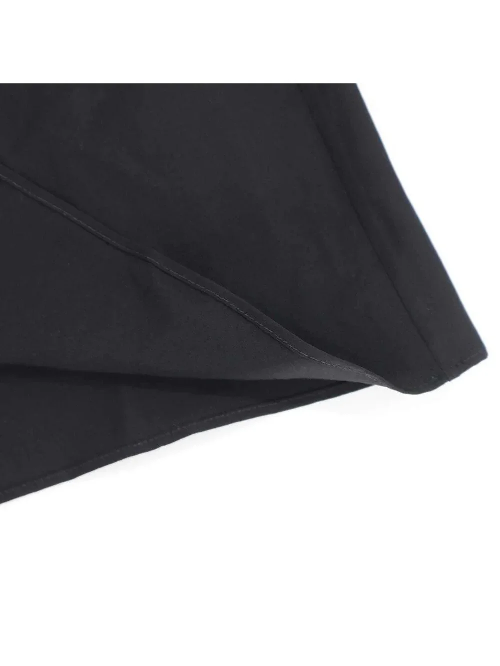 Louis Vuitton Monogram Accent Pleated Dress Black 36